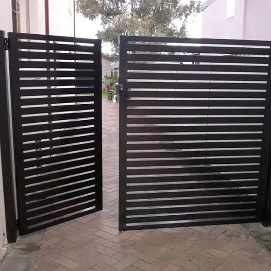 AS2047 TOMA aluminium railing gate motor 1 ton automatic sliding gate aluminium gate